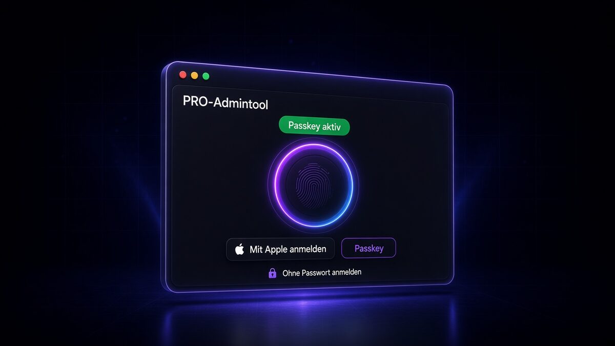 Passkey und Apple-Login – Anmeldung ohne Passwort tippen
